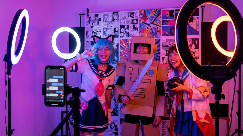 二次元cosplay视频拍摄